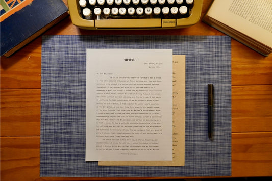 Introducing "Letters About Writing"