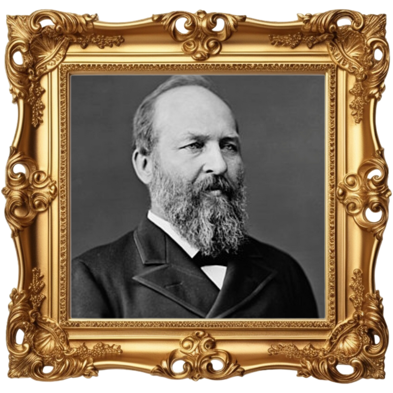 James A. Garfield correspondence portrait