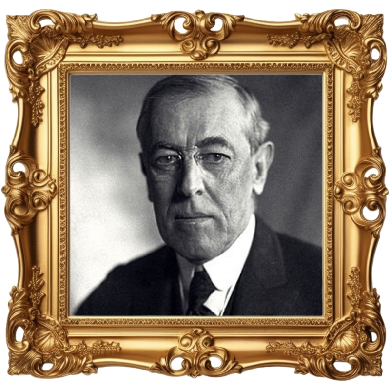 Woodrow Wilson correspondence portrait