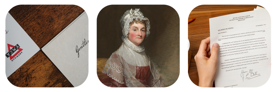 Letterjoy historic letter gift and sample pen pal figure from American Revolution