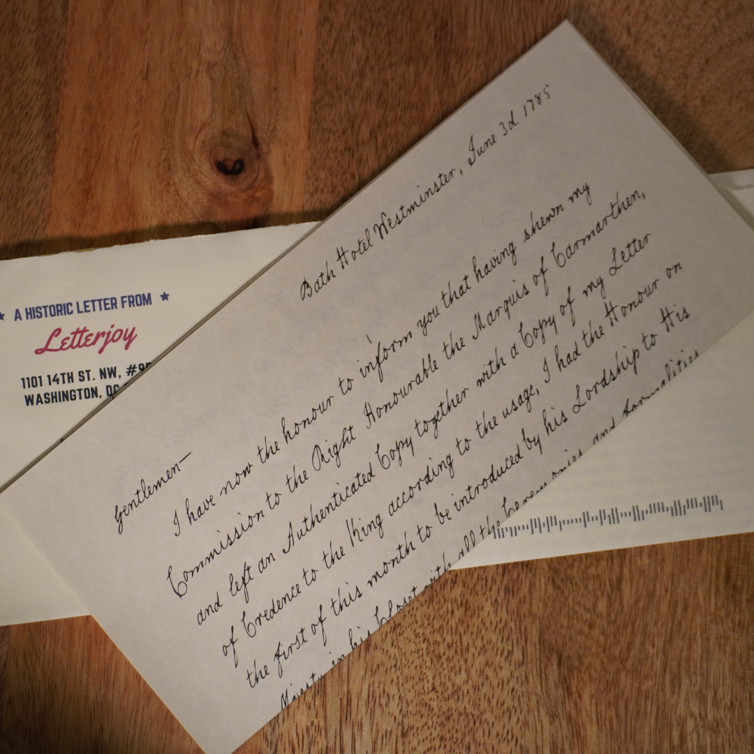 Presidential Letters (Part I)