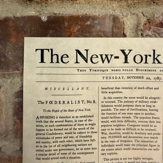 Federalist papers mailed subscription