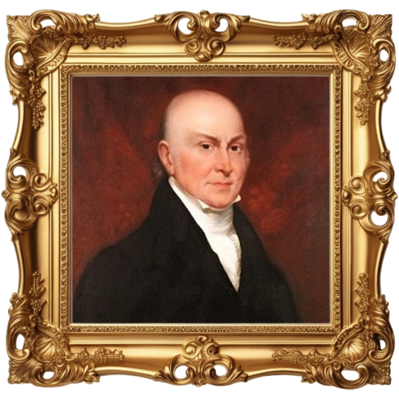 John Quincy Adams correspondence portrait
