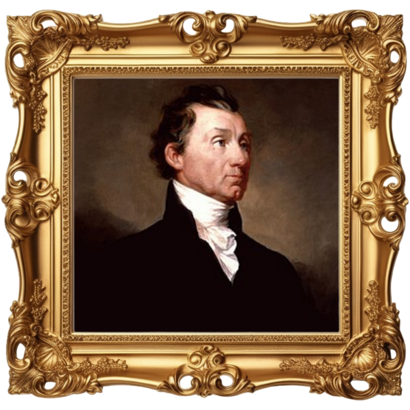 James Monroe correspondence portrait