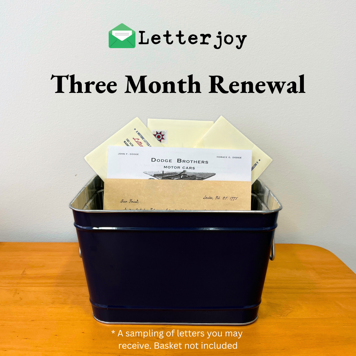 Renew Letterjoy For Three Months