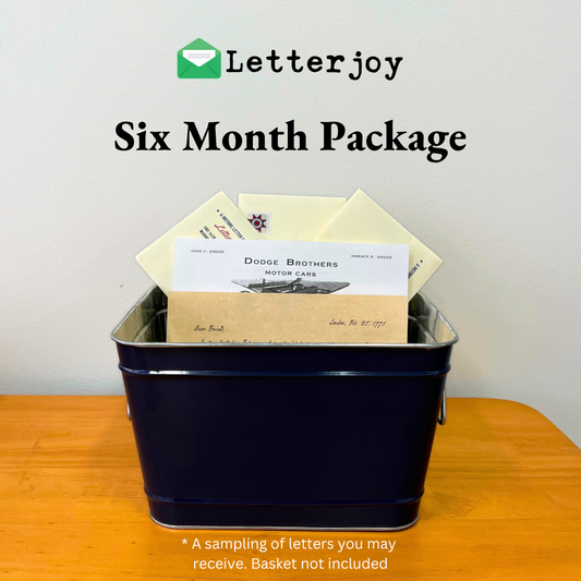 Six Month Historic Letter Package (Group)