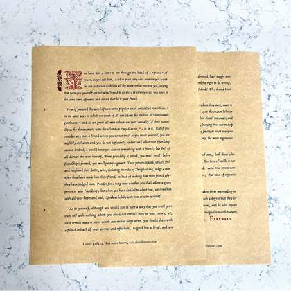 Weekly Letters From Seneca (Six Months)